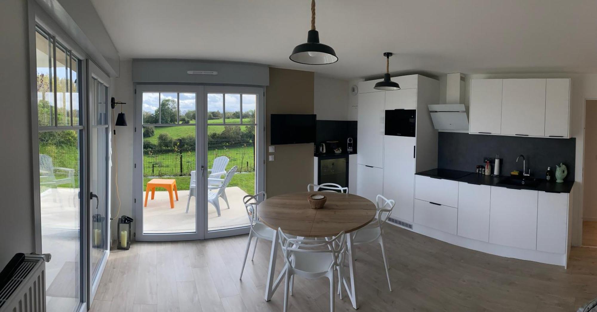 L'Olivier En Baie, T3 De Standing Avec Jardin, Vue Baie, Parking Prive Apartment Saint-Valéry-sur-Somme Luaran gambar